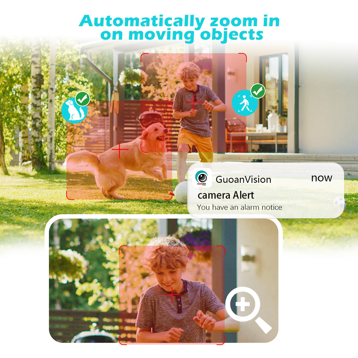 5G Cameras for Home Security Outdoor/Indoor Camera for Dog/Baby/Cat/Pet/Nanny/Elder, WiFi 1080p Baby Monitor with Phone App, IP66 Waterproof,3 Night Vision, Alarm Siren,SD/Cloud